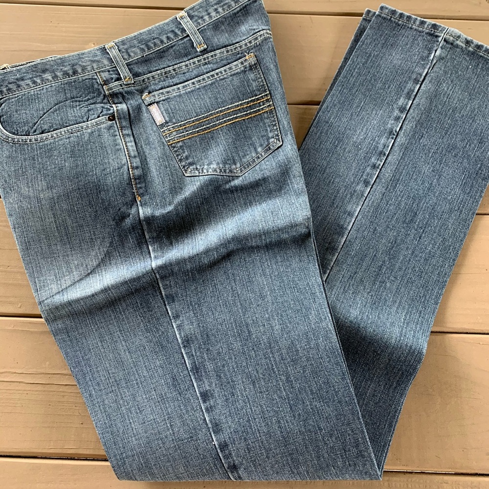 Cinch, medium wash jeans